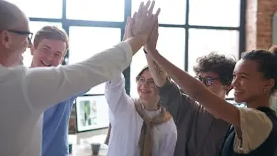 What's your business - people cooperating